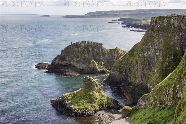 Basalt cliffs along Causeway Coast