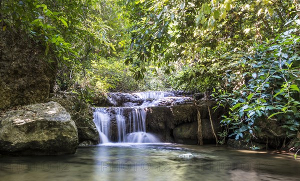 Waterfall in Erawan National Park