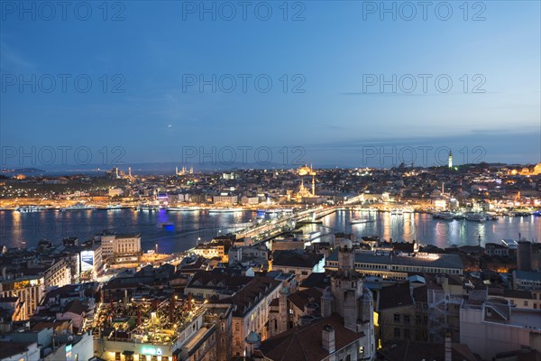 Cityscape at dusk