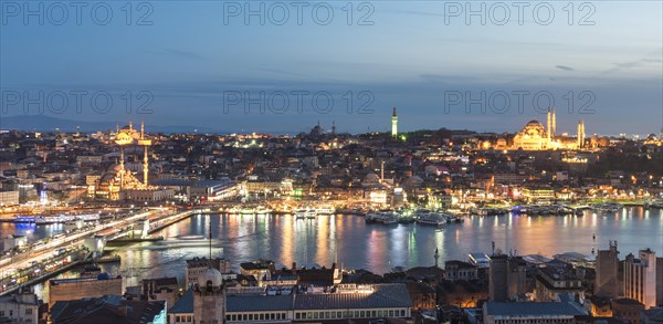 Cityscape at dusk