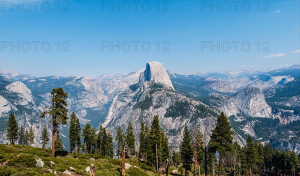 View into Yosemite Valley