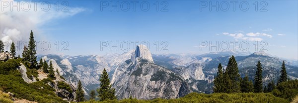 View into Yosemite Valley