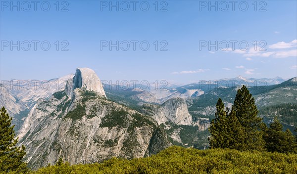 View into Yosemite Valley