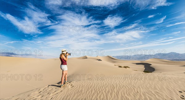 Photographing tourist