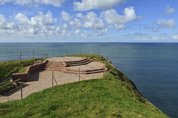 Observation deck on the cliff's edge