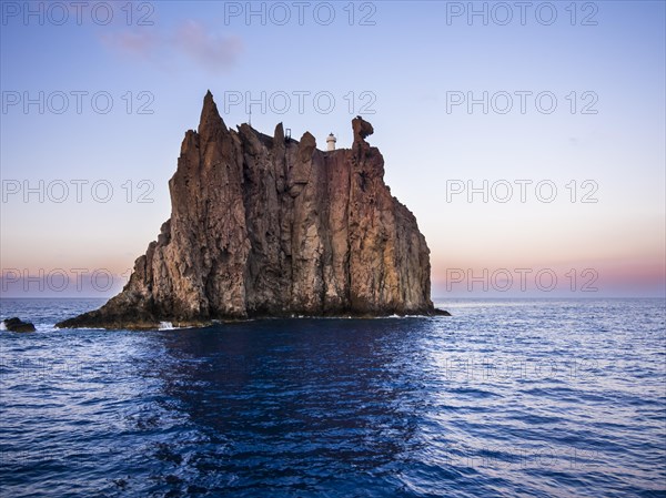 Isola Strombolicchio with lighthouse