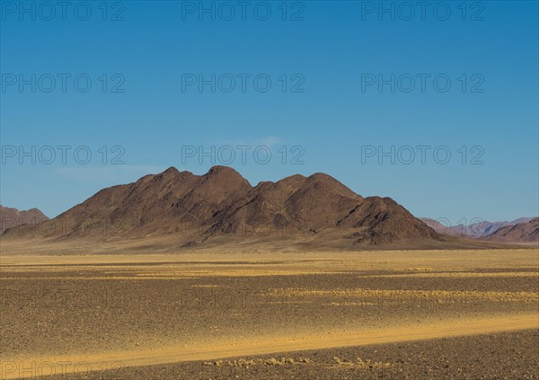 Mountain ridge in Kulala Wilderness Reserve on the edge of the Namib Desert