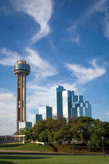 Reunion Tower and Hyatt Regency