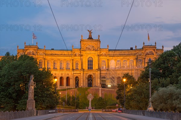 Maximilianeum at sunset