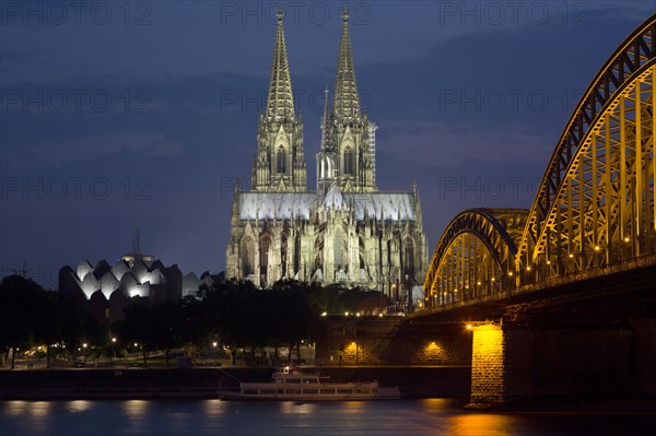 Cologne Cathedral at blue hour