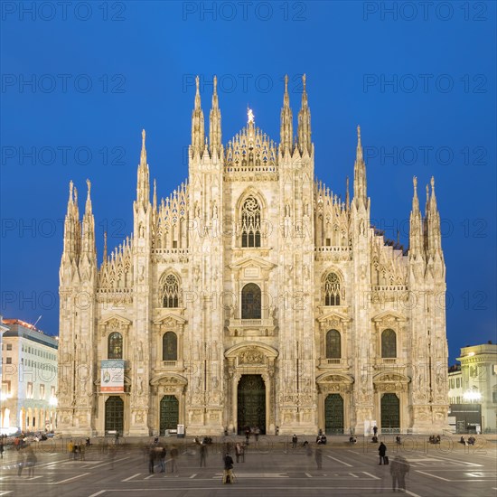 Milan Cathedral at dusk