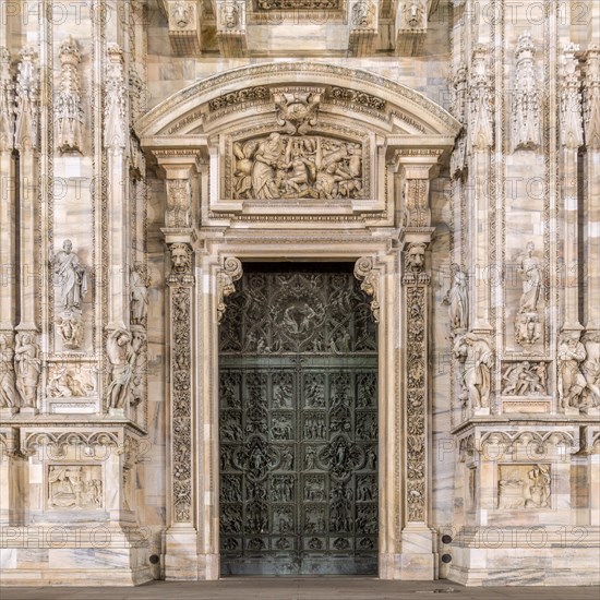 Entrance of Milan Cathedral