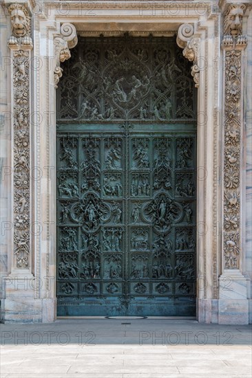 Entrance of Milan Cathedral