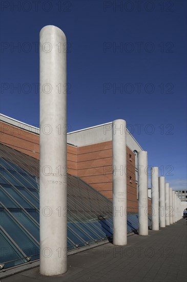 Columns in the Strasse der Menschenrechte