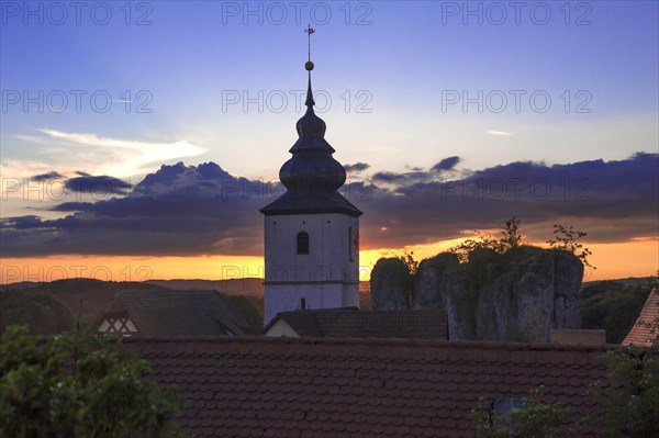 Steeple of St. Matthew's church