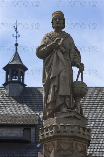 Fountain sculpture by Johann or Johannes Muller