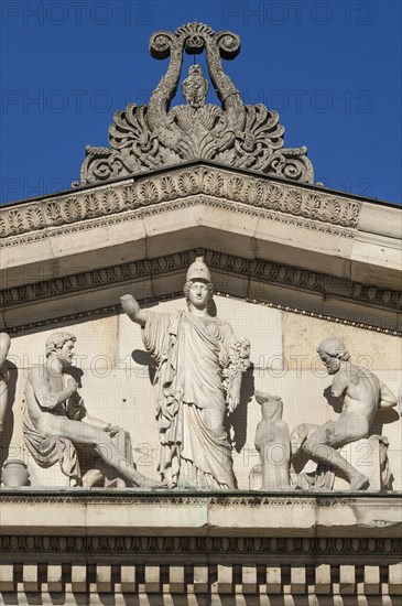 Detailed view of the gable