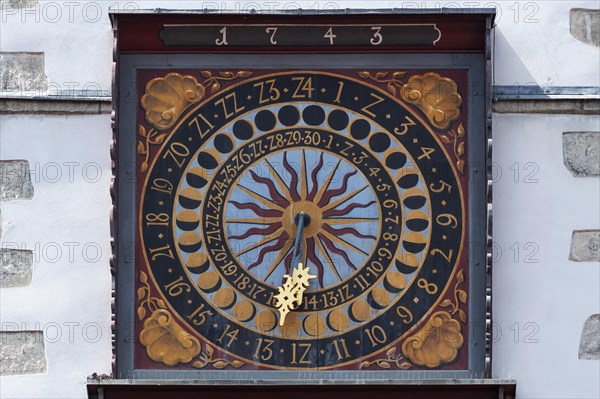 Moon phase clock