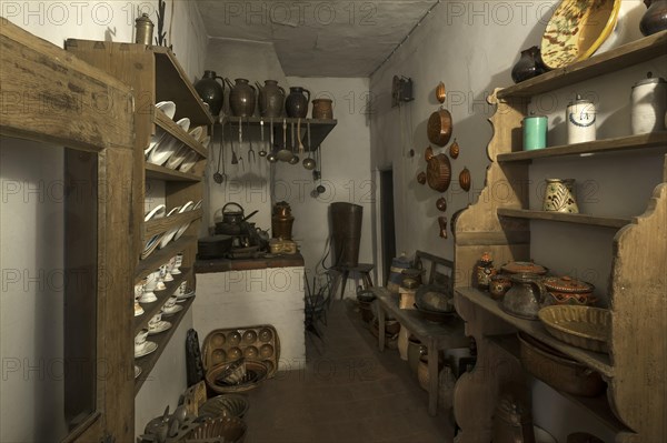 Kitchen dating from the Biedermeier period 1818-1848