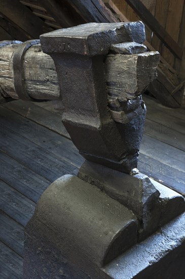 Old blacksmith's hammer of 1875