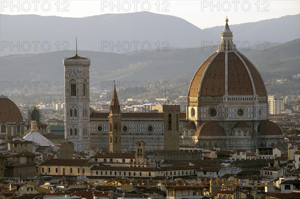 Cityscape of Florence with the Duomo Santa Maria del Fiore cathedral