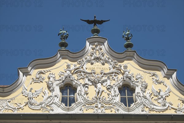 Gable on Haus zum Falken house