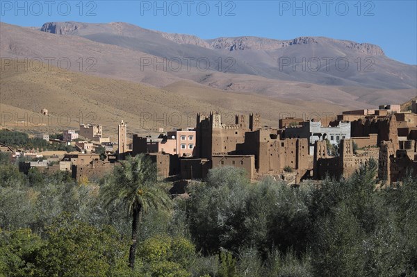 Old kasbah in Dades Valley