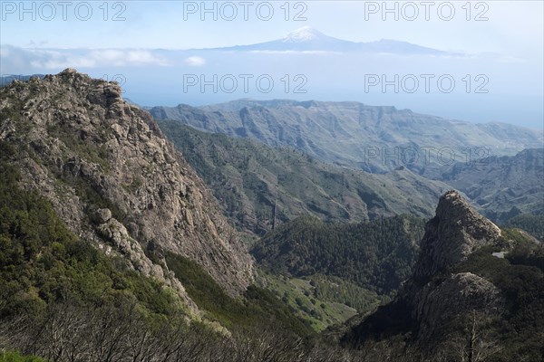 View from the Mirador de Morro Agando in the Garajonay National Park