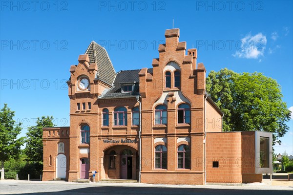 Former Worlitz railway station