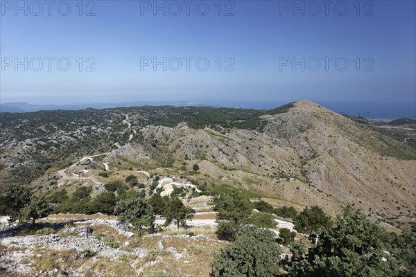 View of the island from Mount Pantokrator