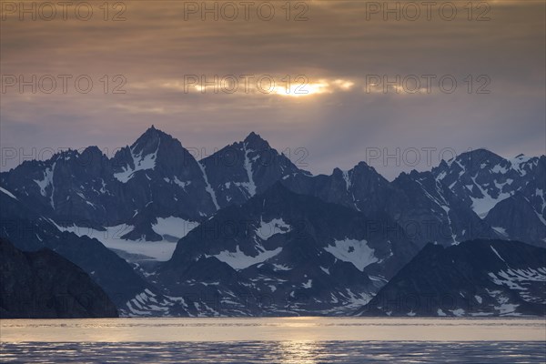 Mountains in the evening light