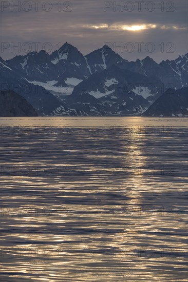 Mountains in the evening light