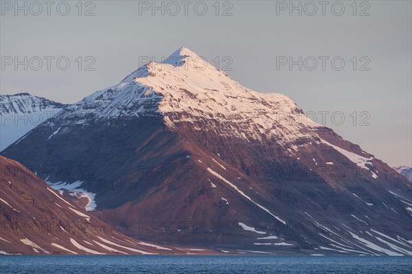 Mountain in the morning light