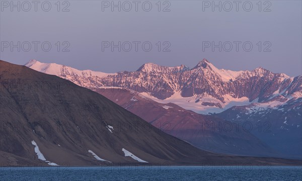 Mountains in morning light