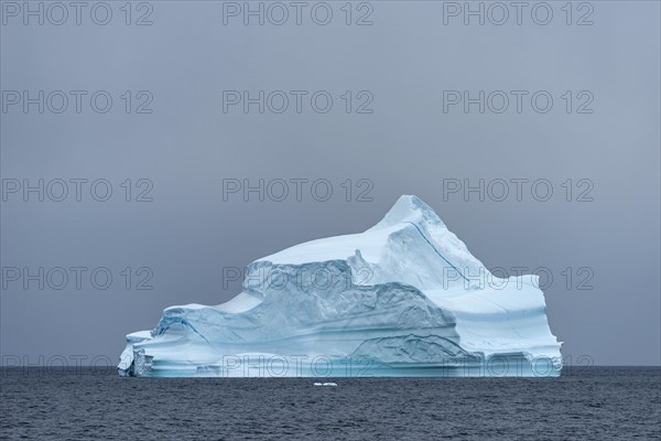 Iceberg floating in the water