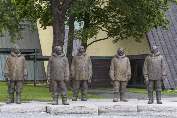 Monument of the polar explorers of the successful Norwegian South Pole Antarctic Expedition 1910-1912