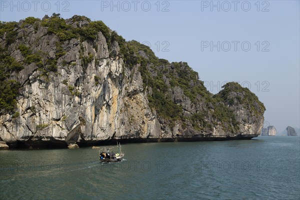 Karst landscape of Halong Bay