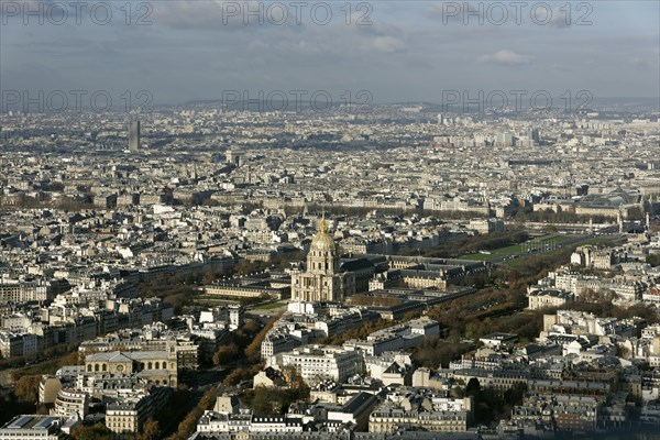 View from the Tour Montparnasse to the Invalides
