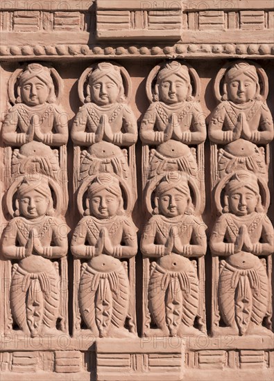 Relief on stupa at Sitagu International Buddhist Academy