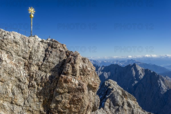 Gilded summit cross