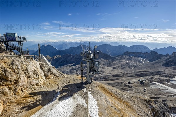 Telekom Austria transmitter at Zugspitze summit