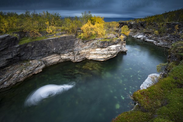 Vortices in Abisko canyon