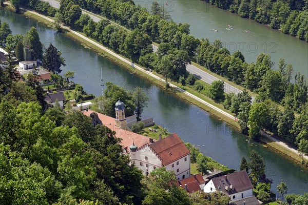 View of Essing and Rhine-Main-Danube Canal