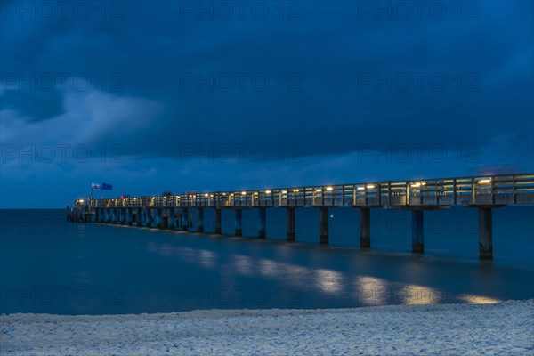 Pier in the evening