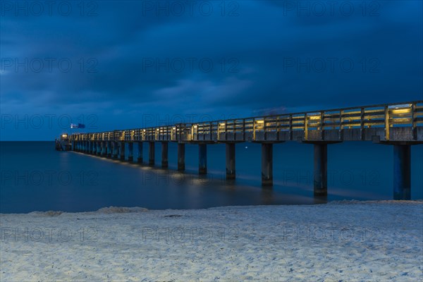 Pier in the evening