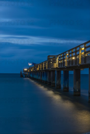 Pier in the evening