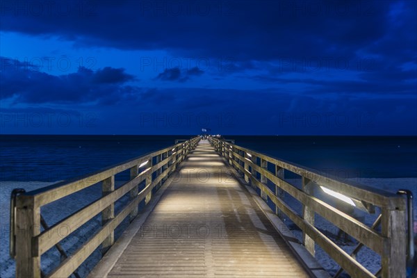 Pier in the evening