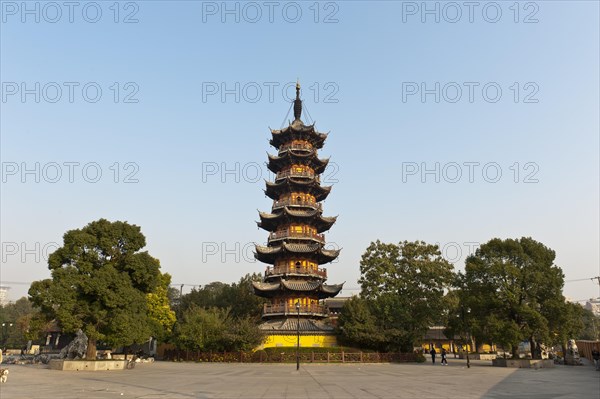 Bell tower of the Longhua Pagoda