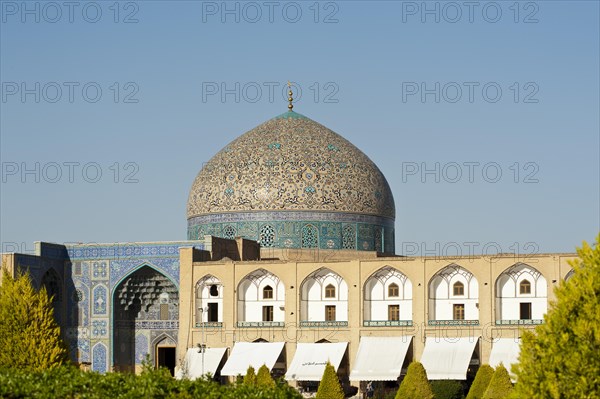 Colorful tiled dome