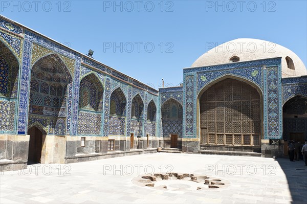 Inner courtyard with prayer hall